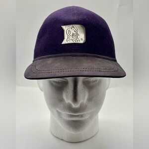 Duke Blue Devil 100% Wool Mackinaw Fitted 7 1/4 Cappello Top Of The World Hat